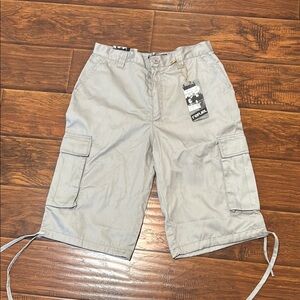 Men's Light Gray Cargo Shorts